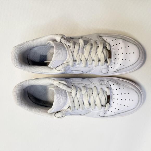 Nike Air Force 1 Shoes Mens Size 9 White CW2288-111 Leather Low Top - Picture 10 of 14